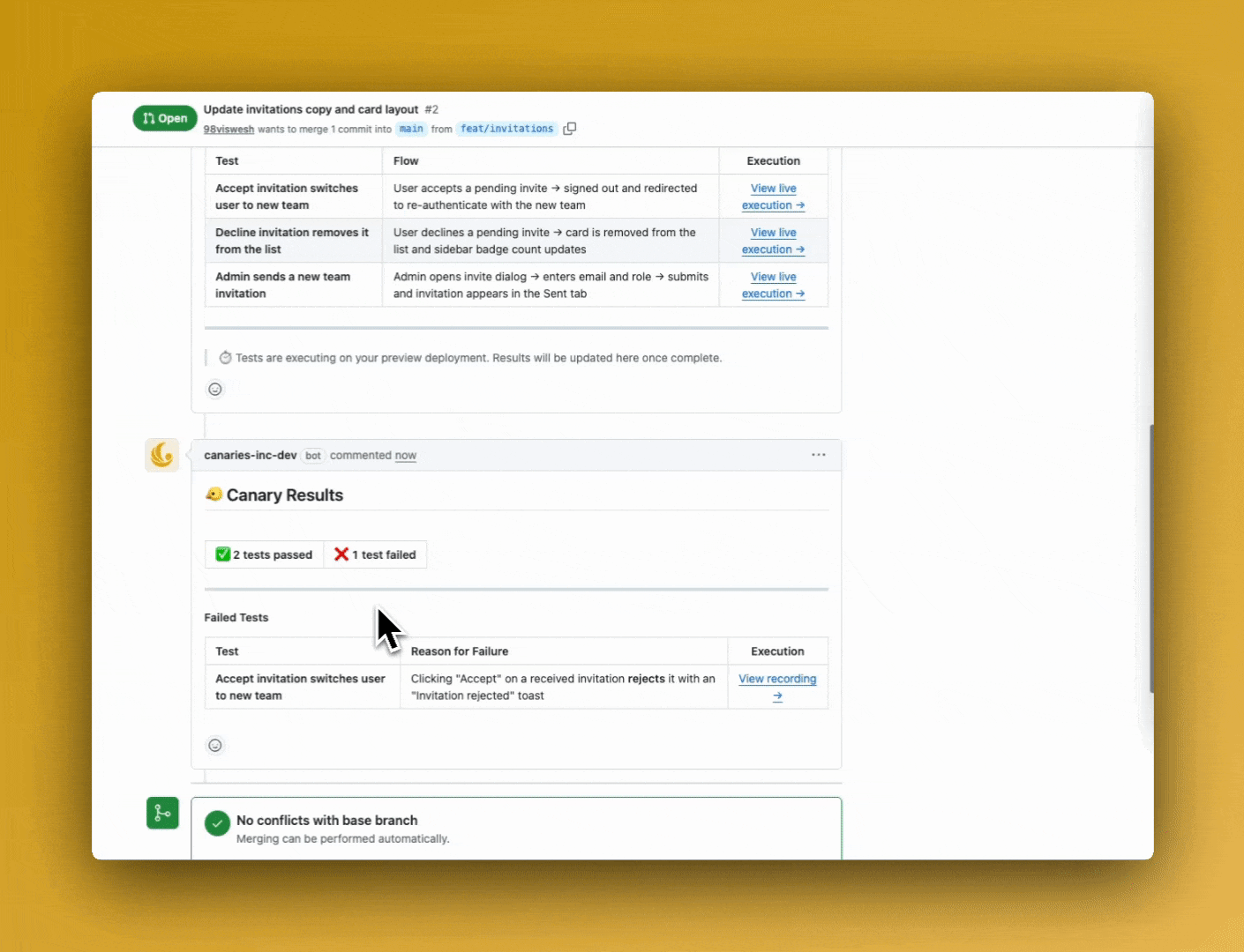 Canary — AI Vibe Testing Agents